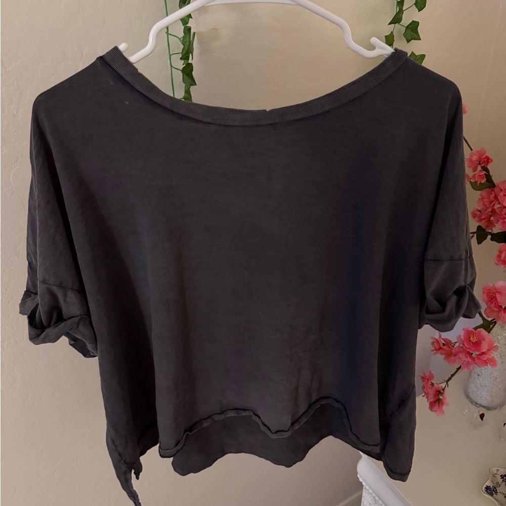 Aerie Charcoal Short Sleeve Tee